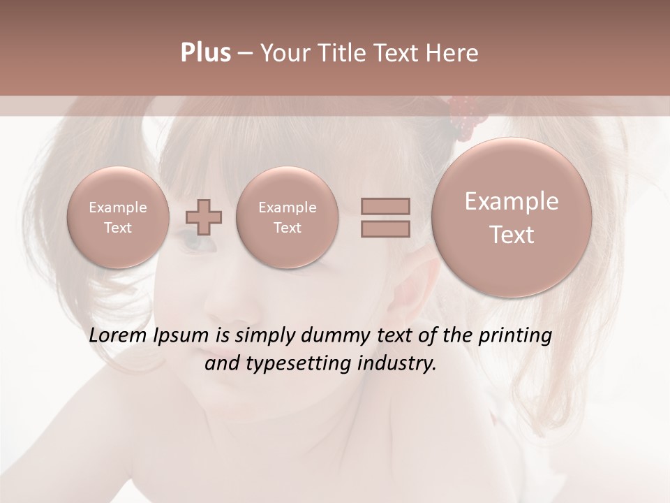 A Little Girl Laying On Her Stomach With Her Mother In The Background PowerPoint Template