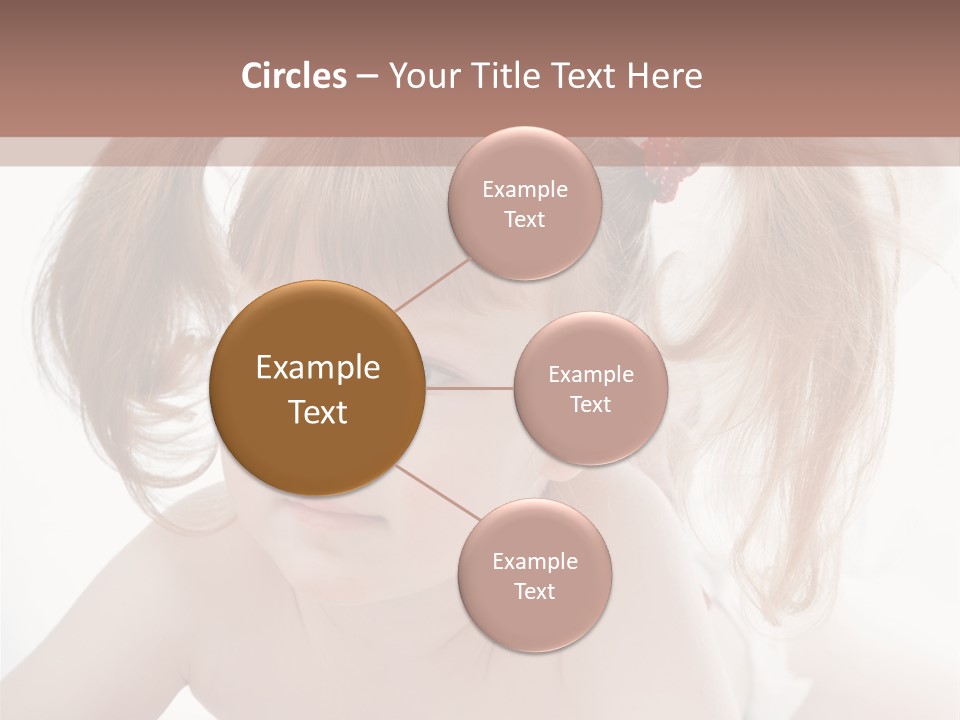 A Little Girl Laying On Her Stomach With Her Mother In The Background PowerPoint Template