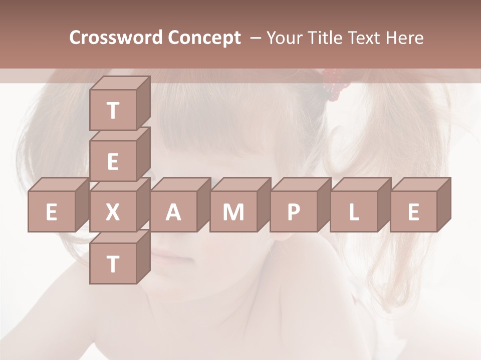 A Little Girl Laying On Her Stomach With Her Mother In The Background PowerPoint Template