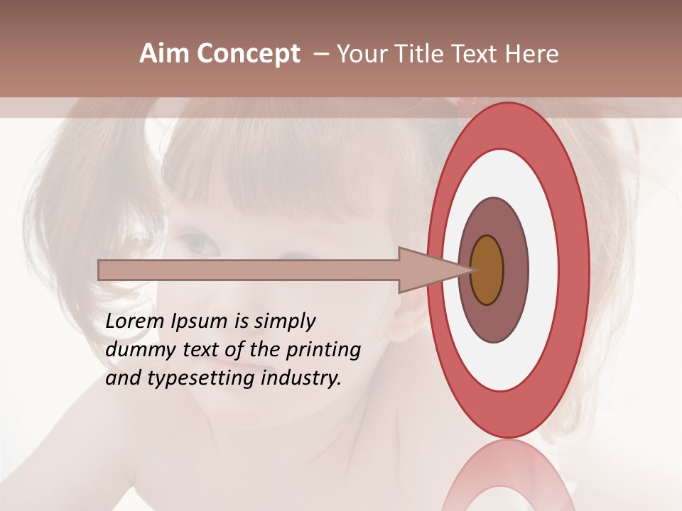 A Little Girl Laying On Her Stomach With Her Mother In The Background PowerPoint Template