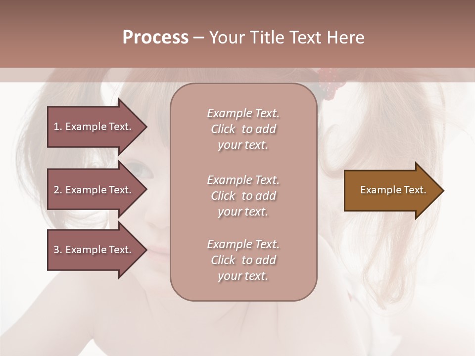 A Little Girl Laying On Her Stomach With Her Mother In The Background PowerPoint Template