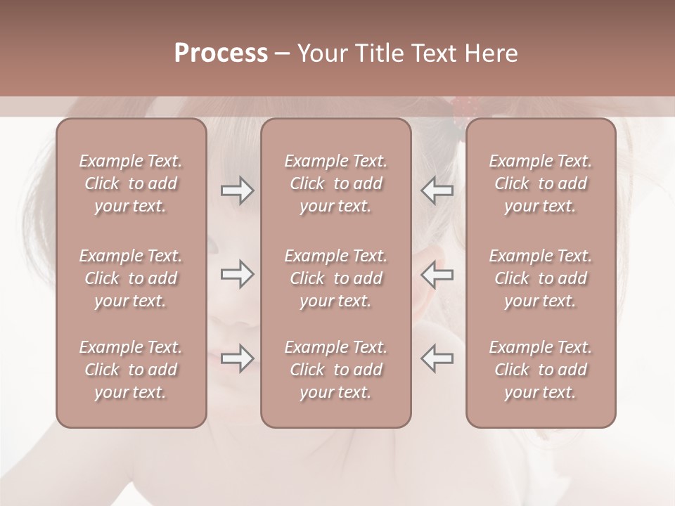 A Little Girl Laying On Her Stomach With Her Mother In The Background PowerPoint Template