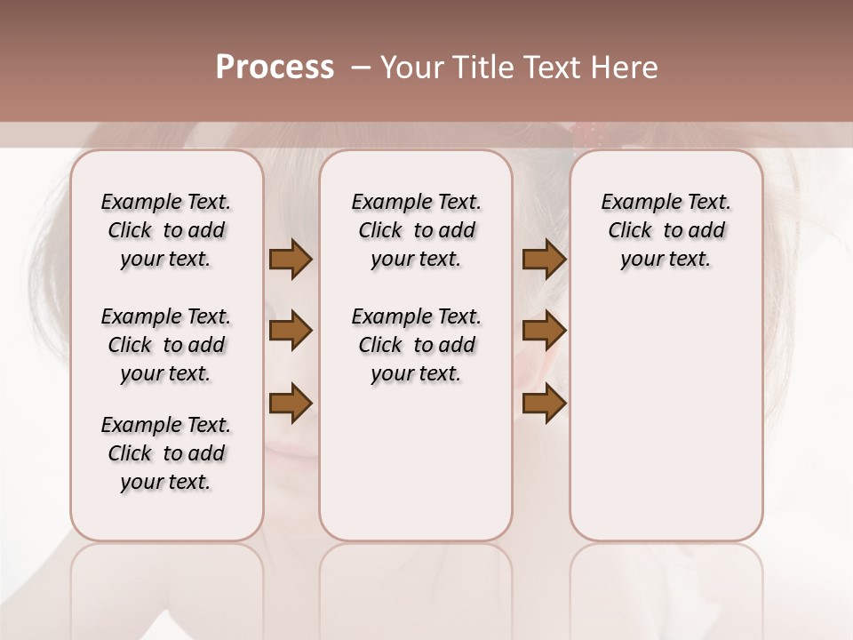 A Little Girl Laying On Her Stomach With Her Mother In The Background PowerPoint Template