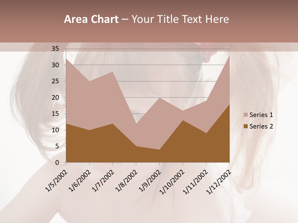 A Little Girl Laying On Her Stomach With Her Mother In The Background PowerPoint Template