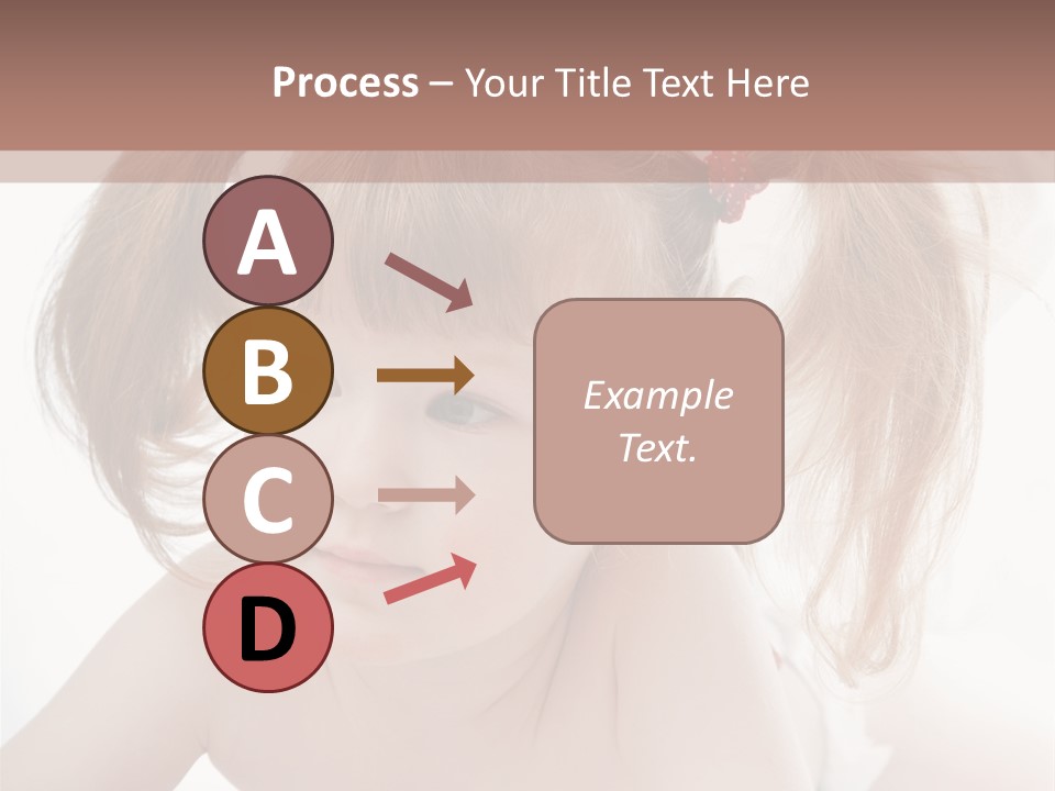 A Little Girl Laying On Her Stomach With Her Mother In The Background PowerPoint Template