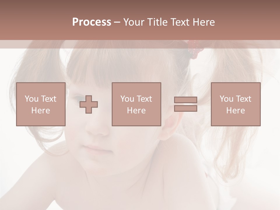 A Little Girl Laying On Her Stomach With Her Mother In The Background PowerPoint Template