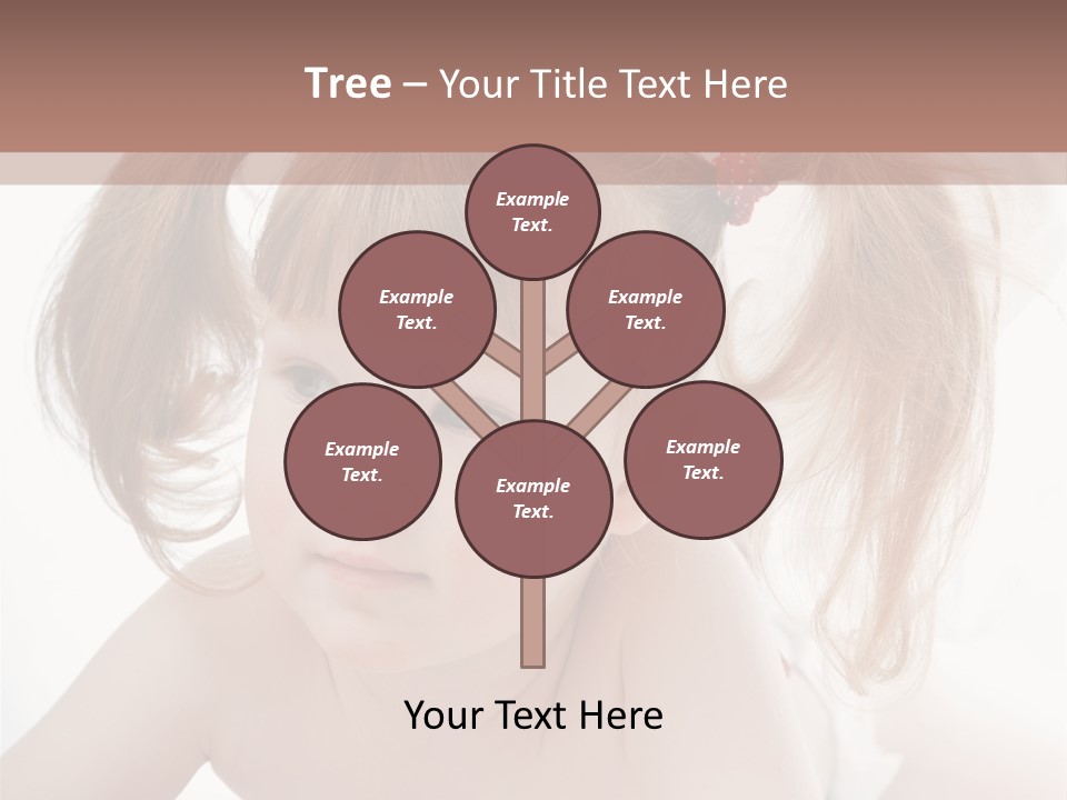 A Little Girl Laying On Her Stomach With Her Mother In The Background PowerPoint Template