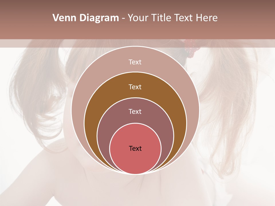 A Little Girl Laying On Her Stomach With Her Mother In The Background PowerPoint Template