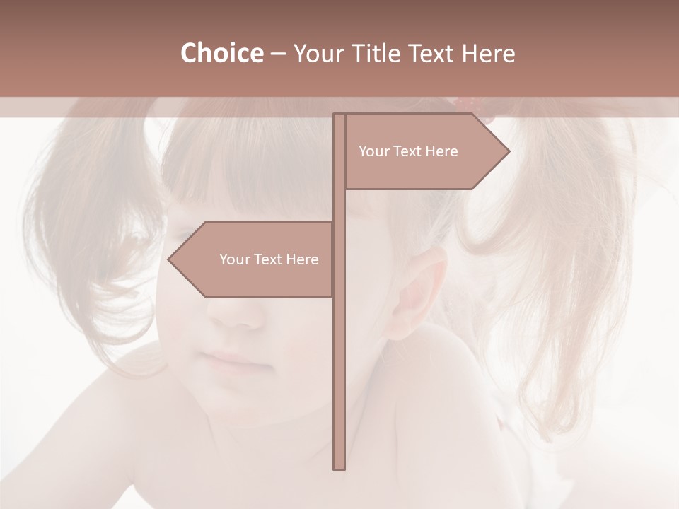 A Little Girl Laying On Her Stomach With Her Mother In The Background PowerPoint Template