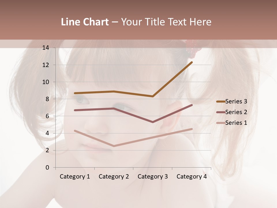 A Little Girl Laying On Her Stomach With Her Mother In The Background PowerPoint Template