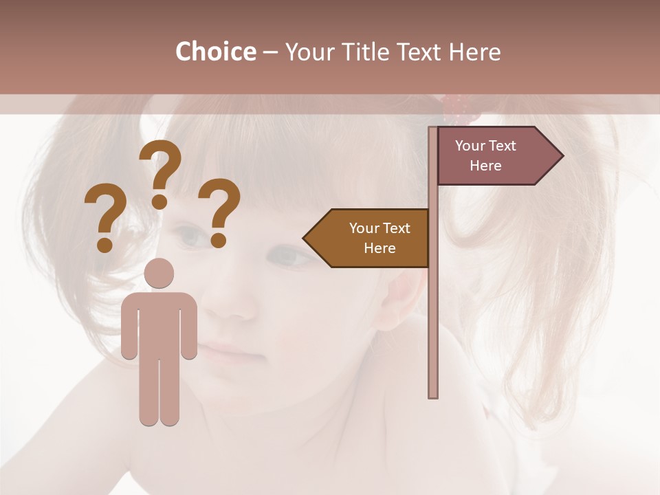 A Little Girl Laying On Her Stomach With Her Mother In The Background PowerPoint Template