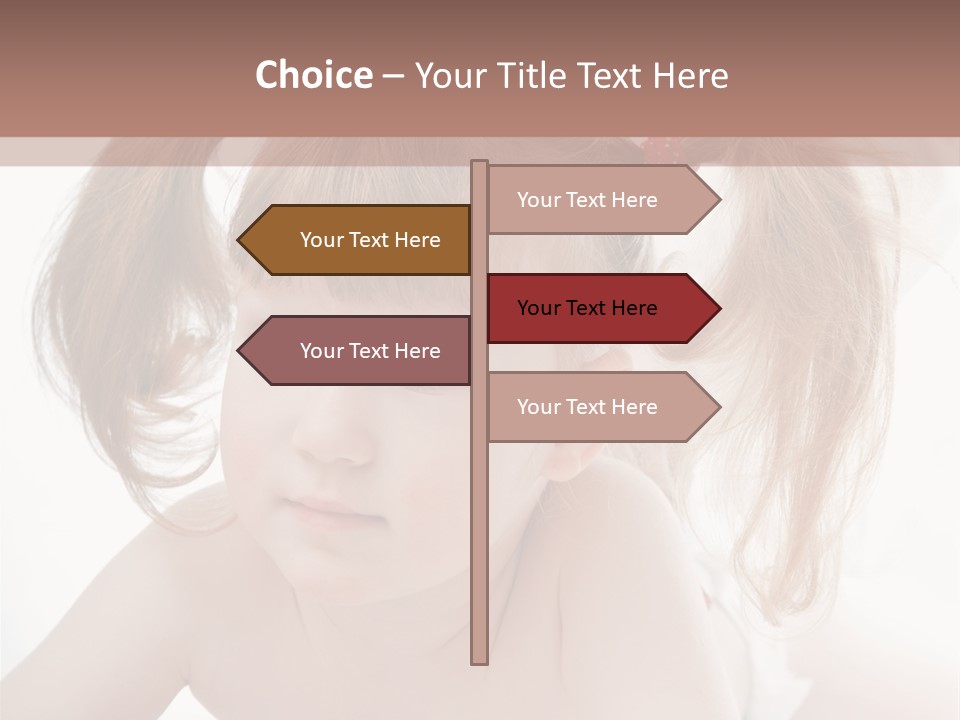 A Little Girl Laying On Her Stomach With Her Mother In The Background PowerPoint Template