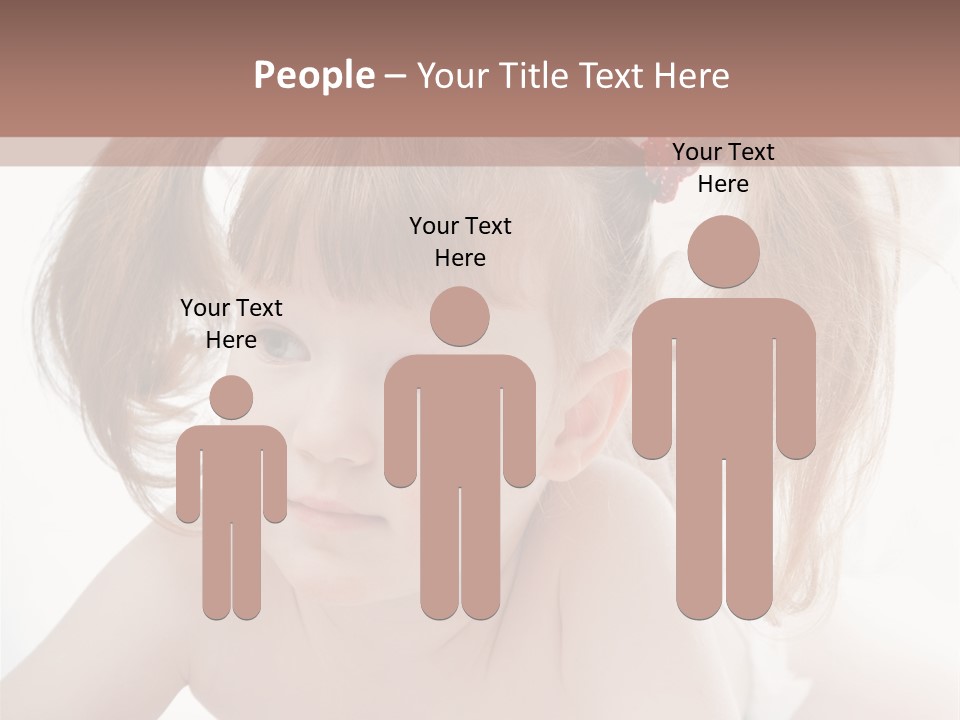 A Little Girl Laying On Her Stomach With Her Mother In The Background PowerPoint Template