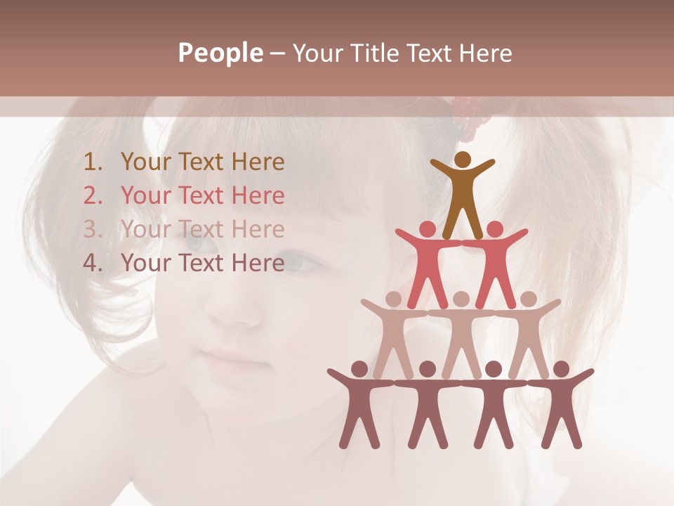 A Little Girl Laying On Her Stomach With Her Mother In The Background PowerPoint Template
