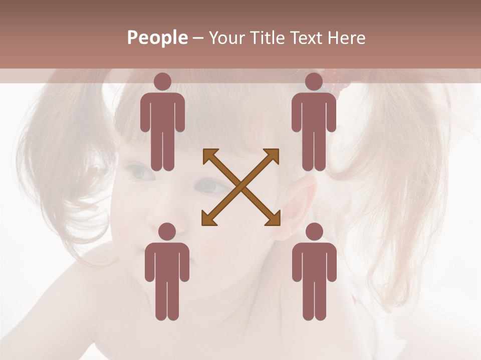 A Little Girl Laying On Her Stomach With Her Mother In The Background PowerPoint Template