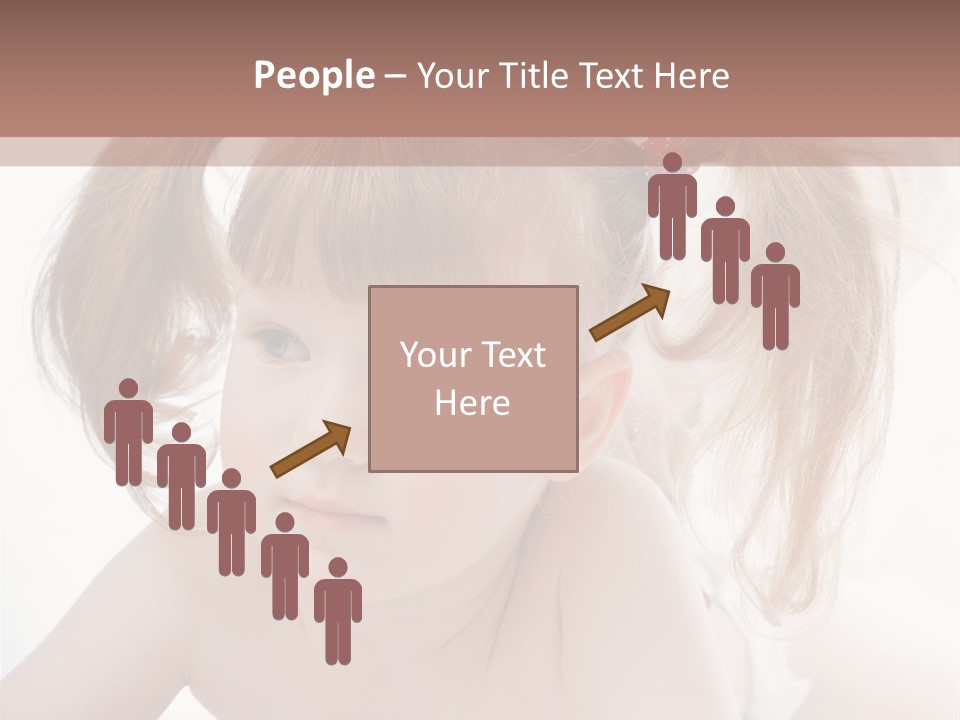 A Little Girl Laying On Her Stomach With Her Mother In The Background PowerPoint Template