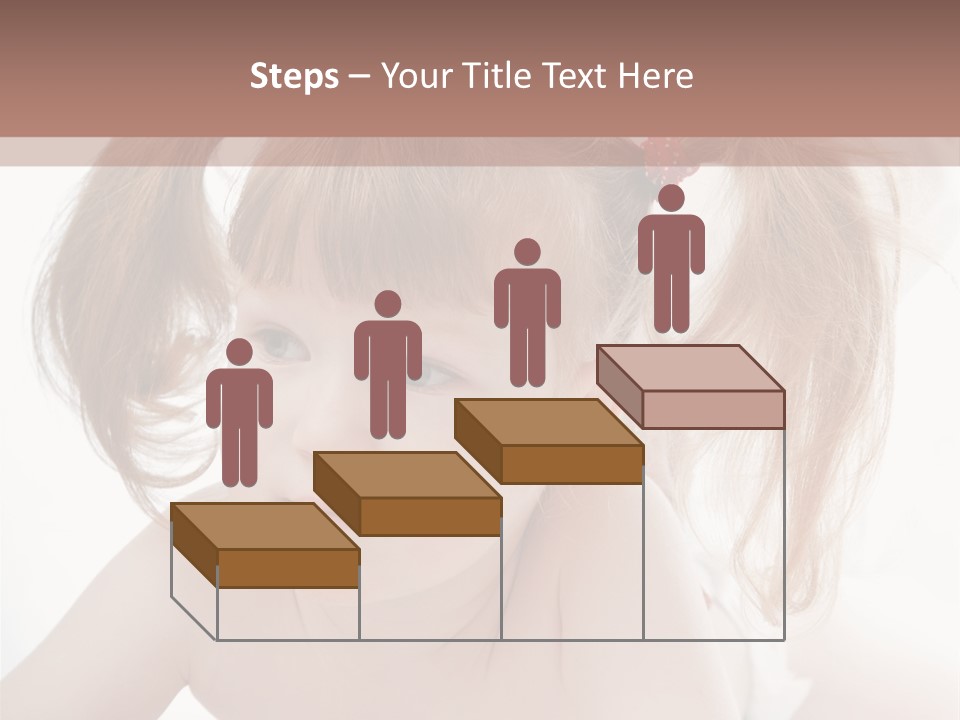 A Little Girl Laying On Her Stomach With Her Mother In The Background PowerPoint Template