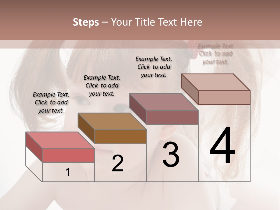 A Little Girl Laying On Her Stomach With Her Mother In The Background PowerPoint Template