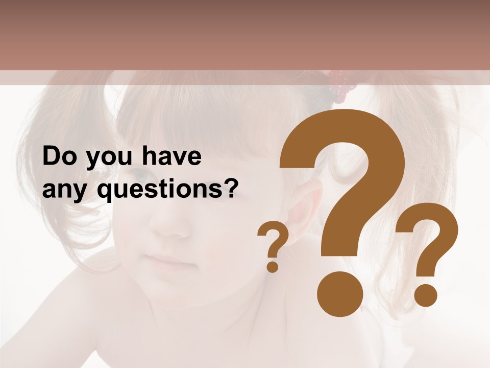 A Little Girl Laying On Her Stomach With Her Mother In The Background PowerPoint Template