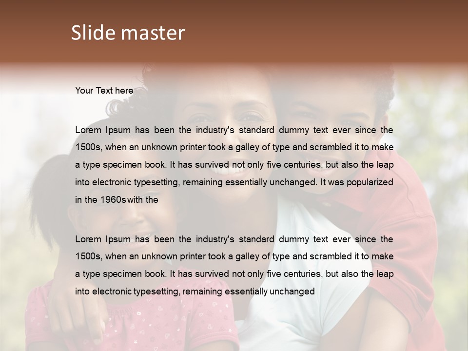 Mother Water Sport PowerPoint Template