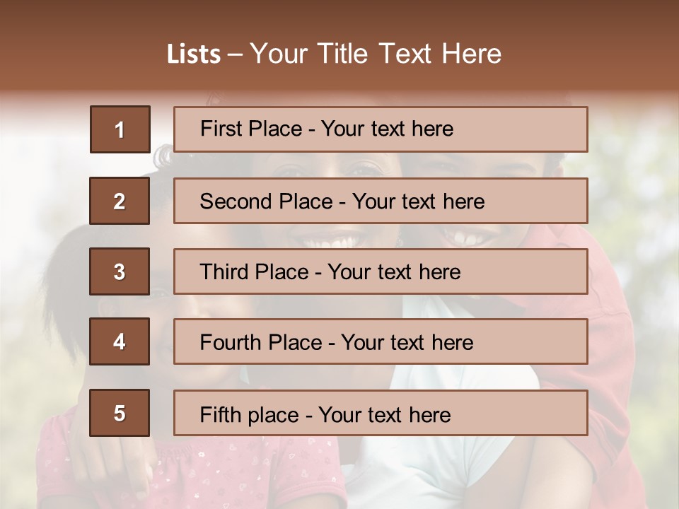 Mother Water Sport PowerPoint Template