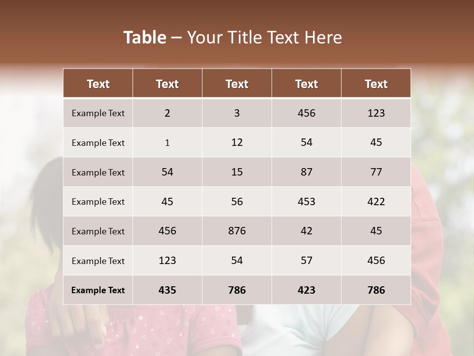 Mother Water Sport PowerPoint Template