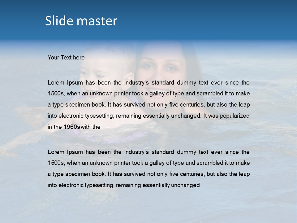 Mother Water Sport PowerPoint Template