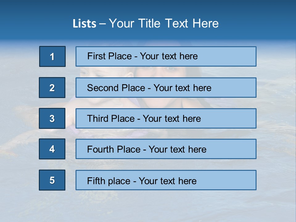 Mother Water Sport PowerPoint Template