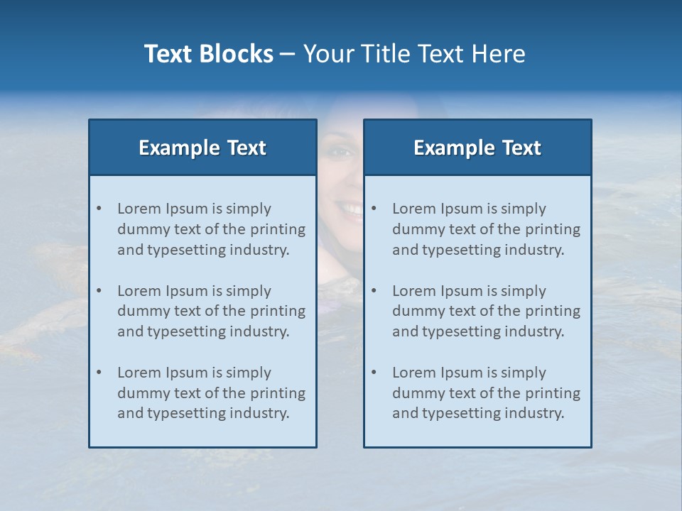 Mother Water Sport PowerPoint Template