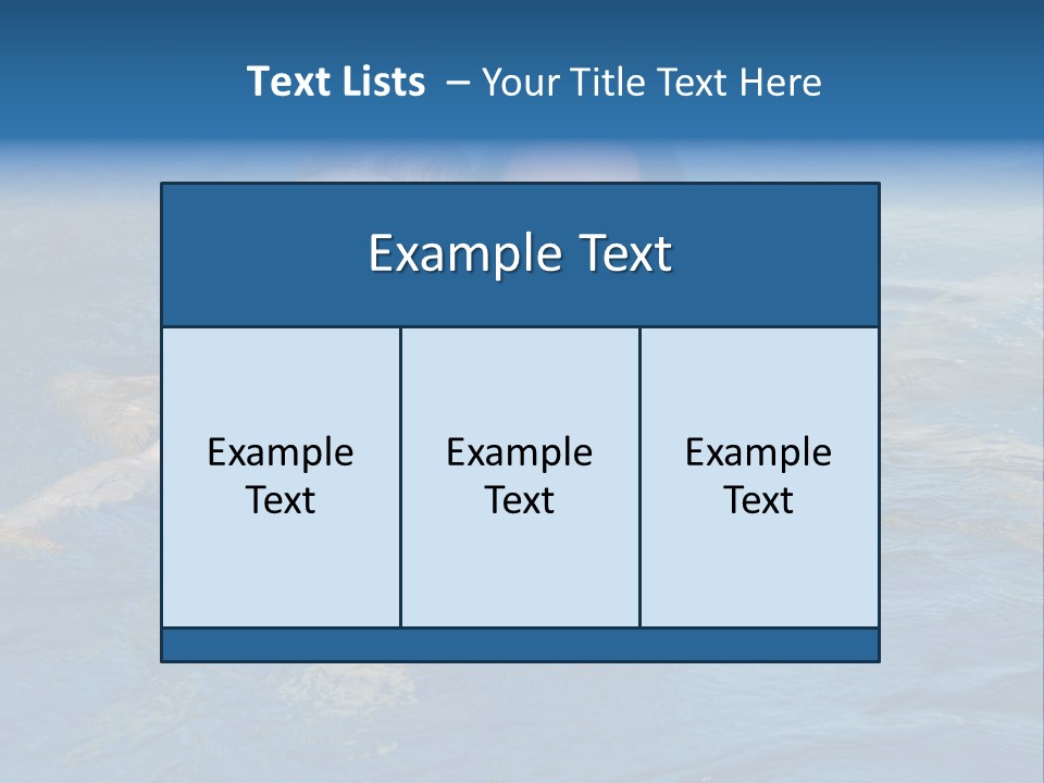 Mother Water Sport PowerPoint Template