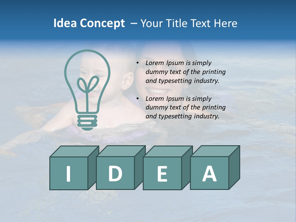 Mother Water Sport PowerPoint Template