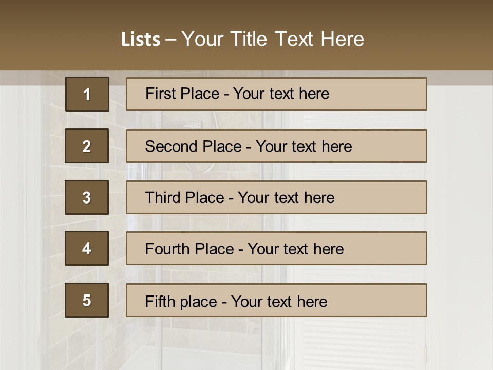 Ceramic Home Glass PowerPoint Template