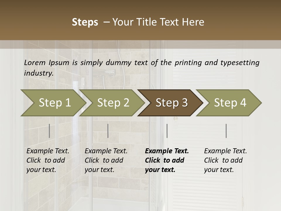 Ceramic Home Glass PowerPoint Template