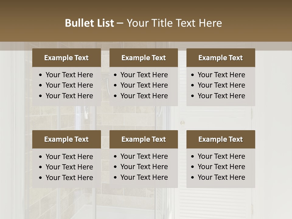 Ceramic Home Glass PowerPoint Template