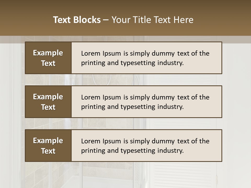 Ceramic Home Glass PowerPoint Template