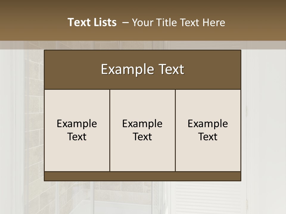 Ceramic Home Glass PowerPoint Template