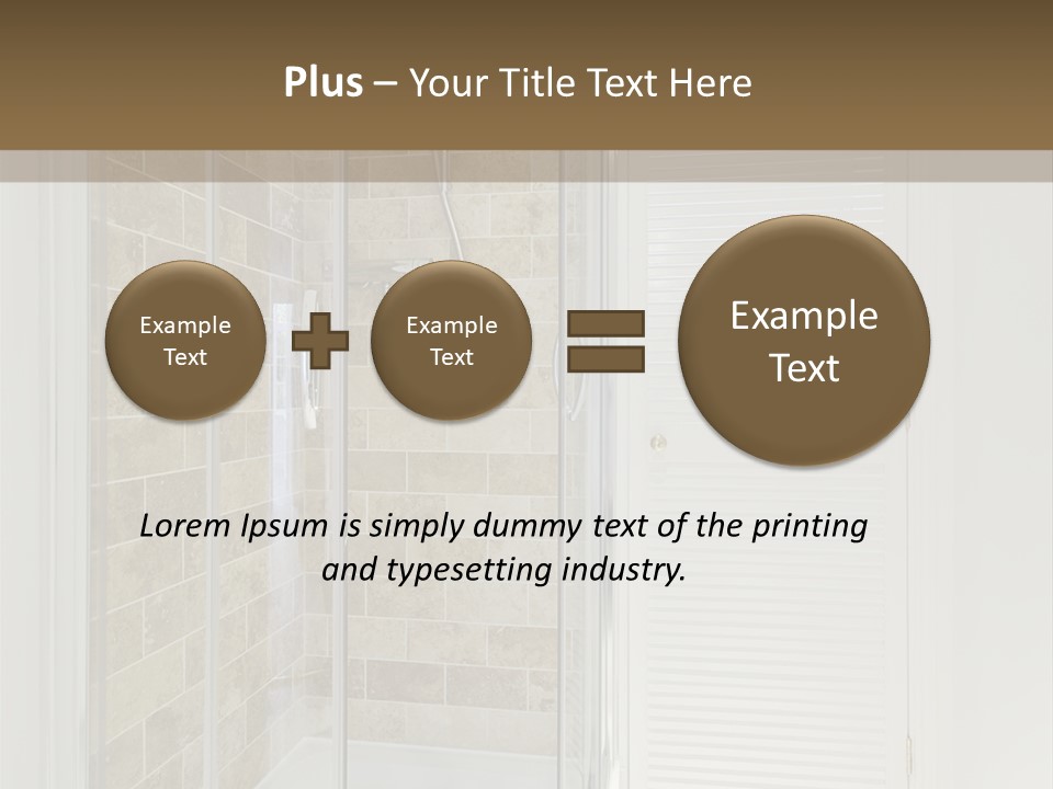 Ceramic Home Glass PowerPoint Template