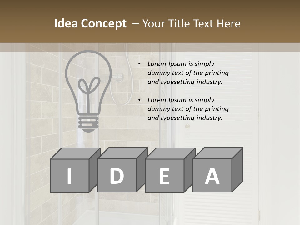 Ceramic Home Glass PowerPoint Template