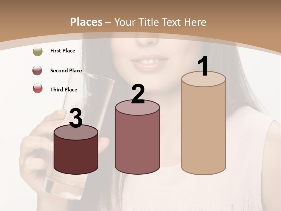 Lifestyle Girls Caucasian PowerPoint Template