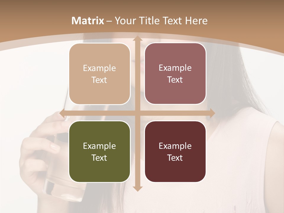 Lifestyle Girls Caucasian PowerPoint Template