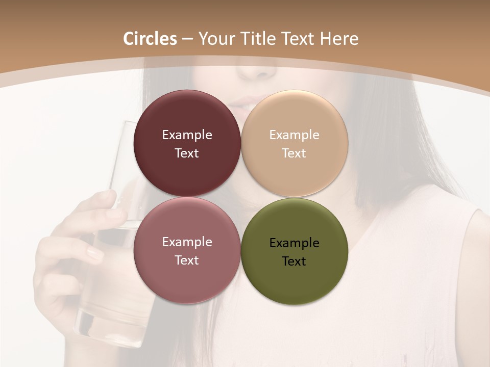 Lifestyle Girls Caucasian PowerPoint Template
