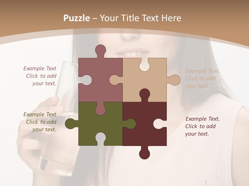 Lifestyle Girls Caucasian PowerPoint Template