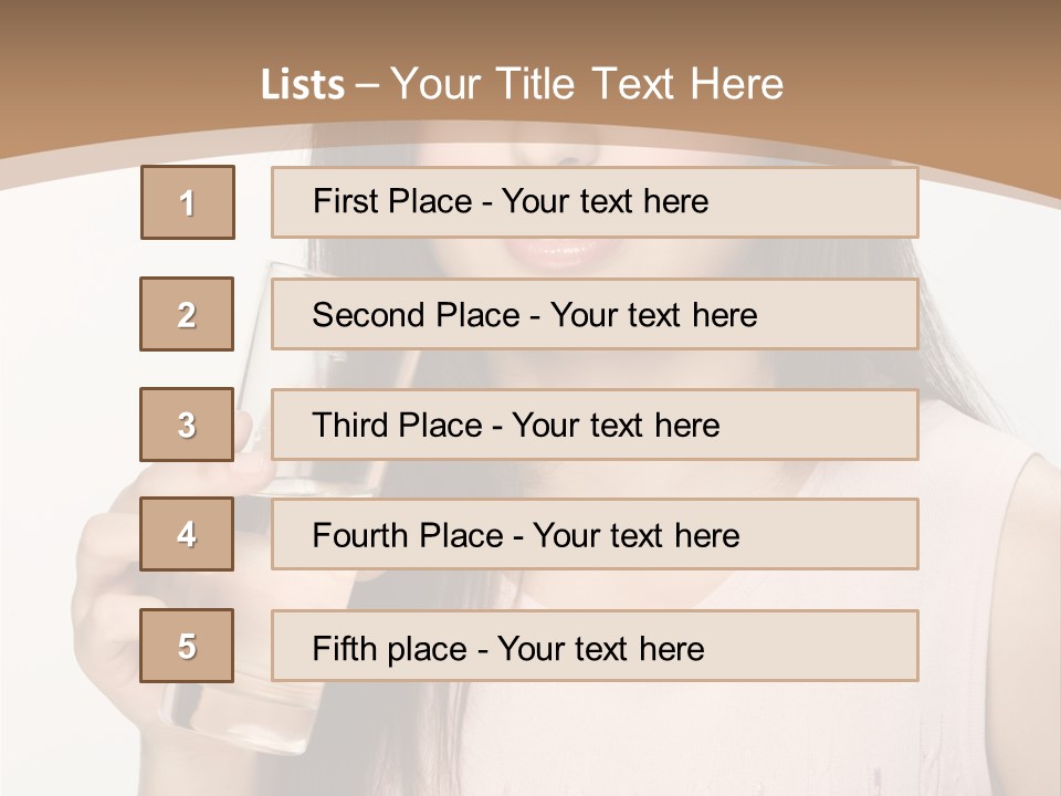 Lifestyle Girls Caucasian PowerPoint Template