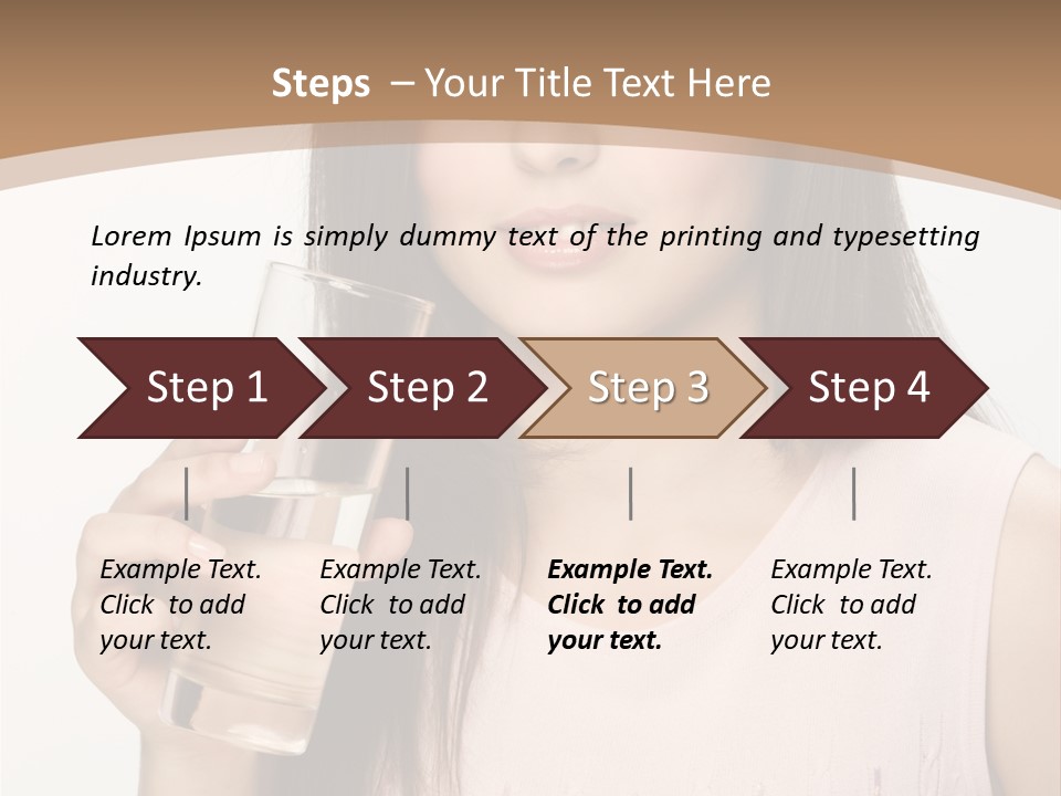 Lifestyle Girls Caucasian PowerPoint Template
