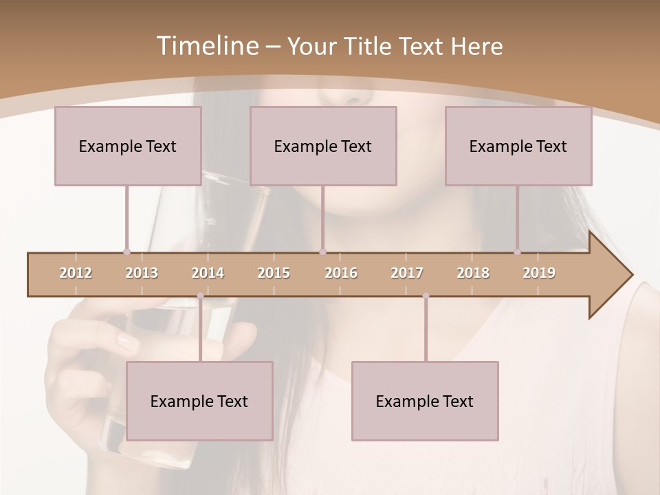 Lifestyle Girls Caucasian PowerPoint Template