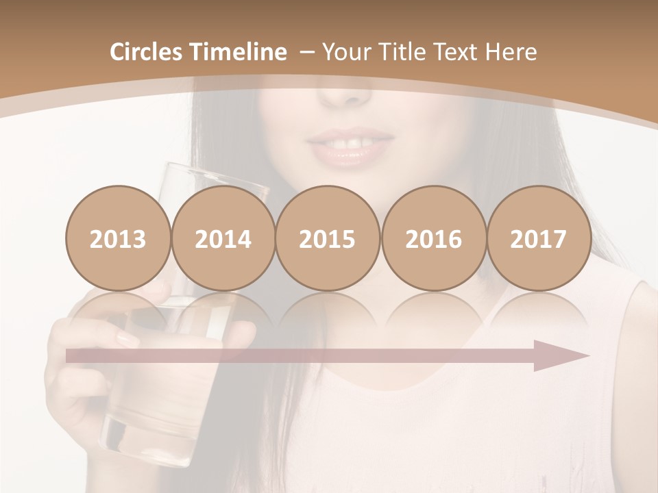 Lifestyle Girls Caucasian PowerPoint Template