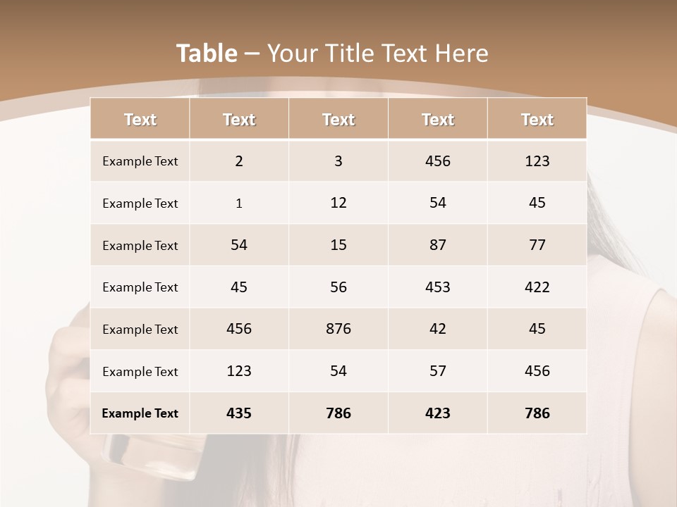 Lifestyle Girls Caucasian PowerPoint Template