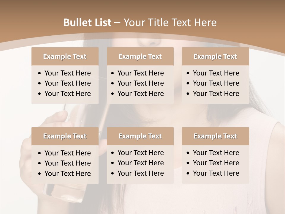 Lifestyle Girls Caucasian PowerPoint Template