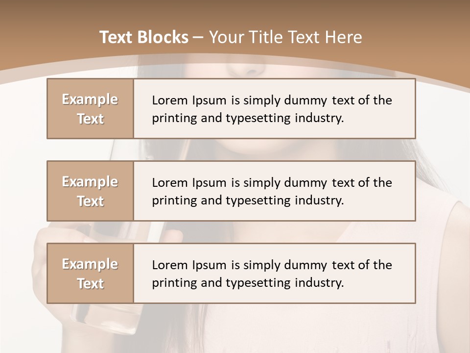 Lifestyle Girls Caucasian PowerPoint Template