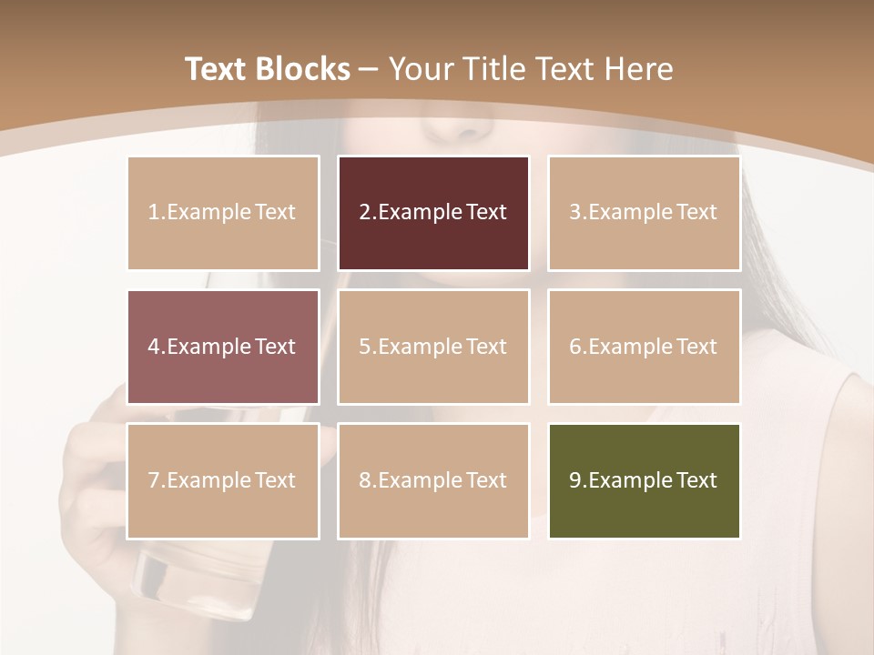 Lifestyle Girls Caucasian PowerPoint Template